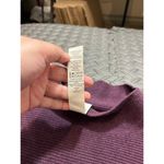 Lululemon  Women Ribbed Knit Boxy Cotton-Blend Mock Neck Sweater Purple Size XS/S Photo 2
