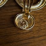 St. John ππ Circular Drop Clip On Earrings ~ Green Enamel Gold Jewels NWOT Photo 7