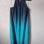 Venus maxi halter neck green blue ombré sparkle maxi medium Photo 1