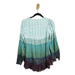 Raga NWT Blue Printed Long Sleeve Peasant Top Tunic Small Photo 1