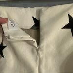 White Leather Skirt Black Photo 4