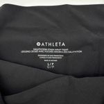 Athleta  Salutation Stash Wrap Tight Black High Rise Yoga Leggings Pockets‎ Large Photo 8