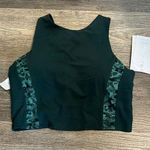 Athleta Conscious Crop Serene Green Camouflage Padded Athletic Tank Too NWT Photo 0