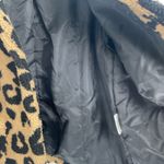 APPARIS Animal Print Leopard cheetah Faux Fur Fleece Teddy Jacket size xs Tan Photo 14