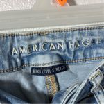 American Eagle Distressed Hi-Rise Jegging Crop Light Blue Women's Jeans size 4 Photo 4