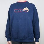 Vintage 90s Dogs leave Pawprints Across your Heart Sweatshirt Size L Photo 0