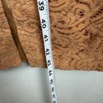 Bardot Corset Dress Womens XS Rust Riviera Crossover Halter Neck Lace Cocktail Photo 13