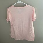 Disney Walt  World Parks 2019 Pink Castle Mickey Minnie Tie Sleeve Shirt Top S Photo 2