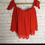 Lovers + Friends Lovers + Friend Red Blouse Photo 5