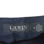 Ralph Lauren NWT Lauren Women’s Double Faced Stretch Cotton Pants Navy Blue 12 Photo 7