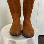 Qupid Boho Western Brown Tan Faux Suede Over The Knee Riding Boots US 8 Photo 2