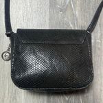 Svala The Tashi Crossbody in Black Embossed Faux Snakeskin Photo 3