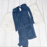 Bianca and Bridgett Dakota Bodycon Ling Sleeve Navy Blue Dress Size 8 NEW Photo 2