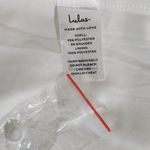 Lulus White Long Sleeve Wedding Dress with Button-Up Back Size Medium Photo 7