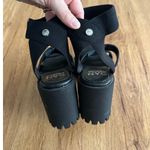 Steve Madden Madden NYC Black Platform Sandals Size 7 Photo 8