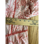 Y2k Mossimo Bella Swan Babydoll 3/4 Sleeve Cotton Floral Top Coquette Sz M Fairy Pink Size M Photo 6