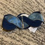 Area Bandeau Neckline Denim Crop Top size US 8 Photo 4