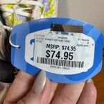 Hey Dude NWT  Wendy Cottage Crochet Egret/Lavender Multicolor Granny Square Photo 3