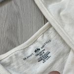 Brandy Melville Tank Top v neck one button womens White (one size) coquette Photo 1