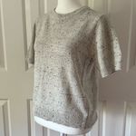 Common Threads Women's Short Sleeve Knit Sweater Top Speckled Ivory Size PS NWT Photo 1