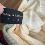 Vintage 90s Southwestern Pattern Canvas Satchel Clamshell Small Tote Mauve Teal Pink Photo 9