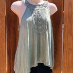 Miami Beautiful Green crotchet Tank/blouse Photo 1