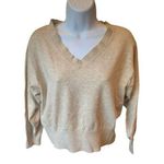 A New Day Sweater Size Small Oatmeal V Neck Knit Top Fine Gauge Pullover Target Photo 0