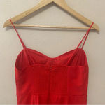 Abercrombie & Fitch Camille Midi Dress in Red Size Medium Petite NWT New Photo 8