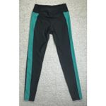 Nike  POWER Womens Dri-Fit Training Poly Running Gym Leggings Black‎ Teal Small Photo 3