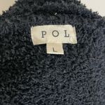 POL Mixed Media 3D Flower Open Front Cardigan Sweater Photo 6