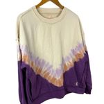 Free People  Movement Ombre Metti Crew Sweatshirt Oversized Size XS Chamois Combo Photo 7