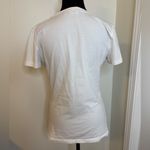 Love moschino  White Tee with Black Script Size 8 Photo 3