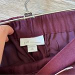 J. Jill maroon linen stretch ankle pants‎ women’s size M TALL Red Size M Photo 4