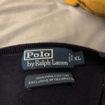 Ralph Lauren  Sweater Blue Knit Navy V-Neck Cable Photo 1