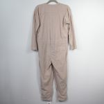James Perse Ultra Fine Corduroy Jumper Jumpsuit Beige Neutral Nude Tan Size 0 Photo 6