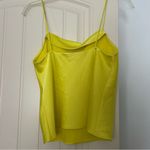 Alice + Olivia  Yellow Satin Cami Top Photo 1