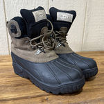 Duck Boots Waterproof Bottom Women's‎ 8 M Brown/Black Ankle Winter Boot Photo 0