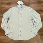 Antonio Melani X Elizabeth Damrich Helen Button Up Blouse Mint Green Size Large Photo 1