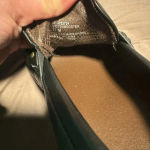 White Mountain  woman’s chunky heel platform loafers with brass chain size 11M‎ Photo 2