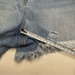 REWASH ‎ Light Denim Super High Rise Fringe Shorts (13/31) Photo 6