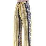 ETRO Made In Italy Palazzo Trousers Size 40 Blue Photo 2