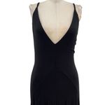 Free People  Beach Black Viscose Jersey Strappy Midaxi Dress‎ Size XS Photo 4