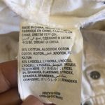 Bebe  white jeans with chevron side embroidery‎ Photo 3