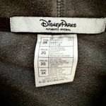 Y2K Vintage Women's Plus Size Velour Zip Up Hoodie Black Gray Mickey Mouse 2XL Photo 3