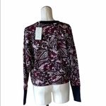 Joie NWT  Floral Crew Neck Sweatshirt Sweater Large Photo 4