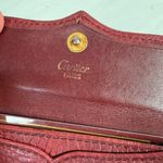Vintage Les Must de Cartier Bordeaux Leather Coin Purse Photo 8