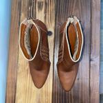 Matisse Tan Braided Cutout Leather Ankle Boot Heel Size 6.5 Photo 8