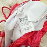 Charlie Holiday  Isidora One Piece Swimwear Pink Zebra Swimsuit Size Small Photo 4