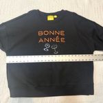 Anthropologie Maeve XL Ruth Bonne Année Varsity Crew sweatshirt SP 2752 Photo 1