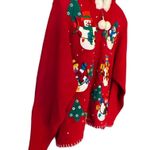 Victoria Jones Vintage  Zip Cardigan Christmas Sweater Photo 2